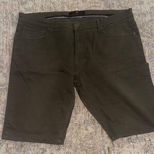 Jordan Craig Dark Olive Flat Front Shorts